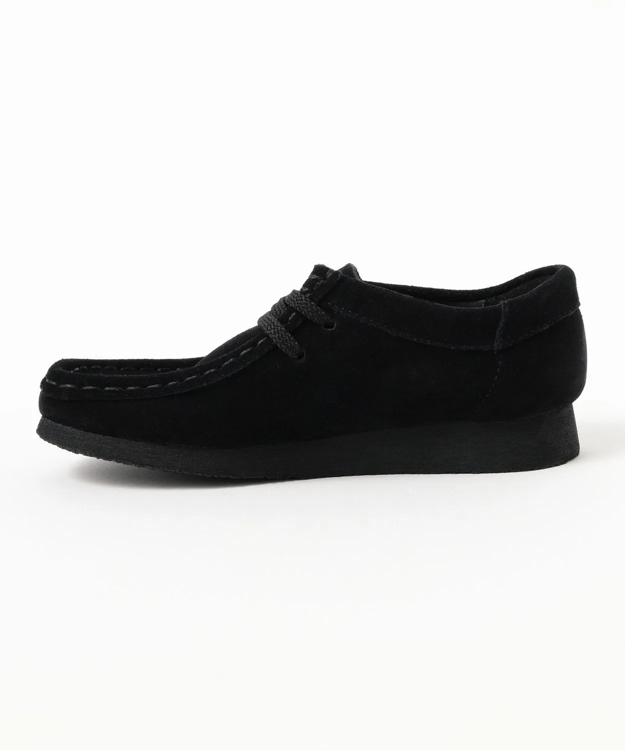 Детские туфли Clarks Wallabee, Черный — фото 4
