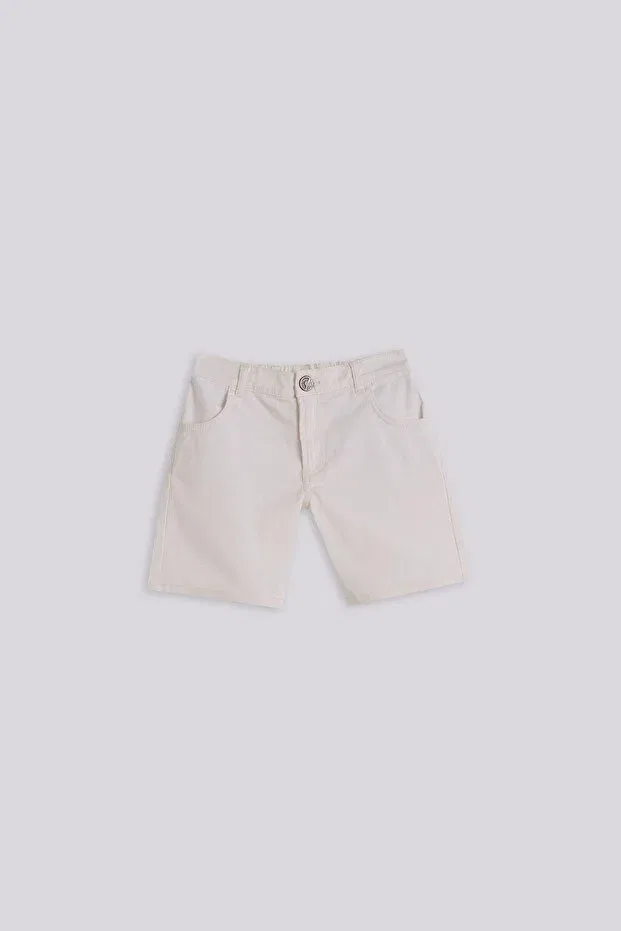 Детские шорты для мальчиков хлопковые Nebbati Basic, White