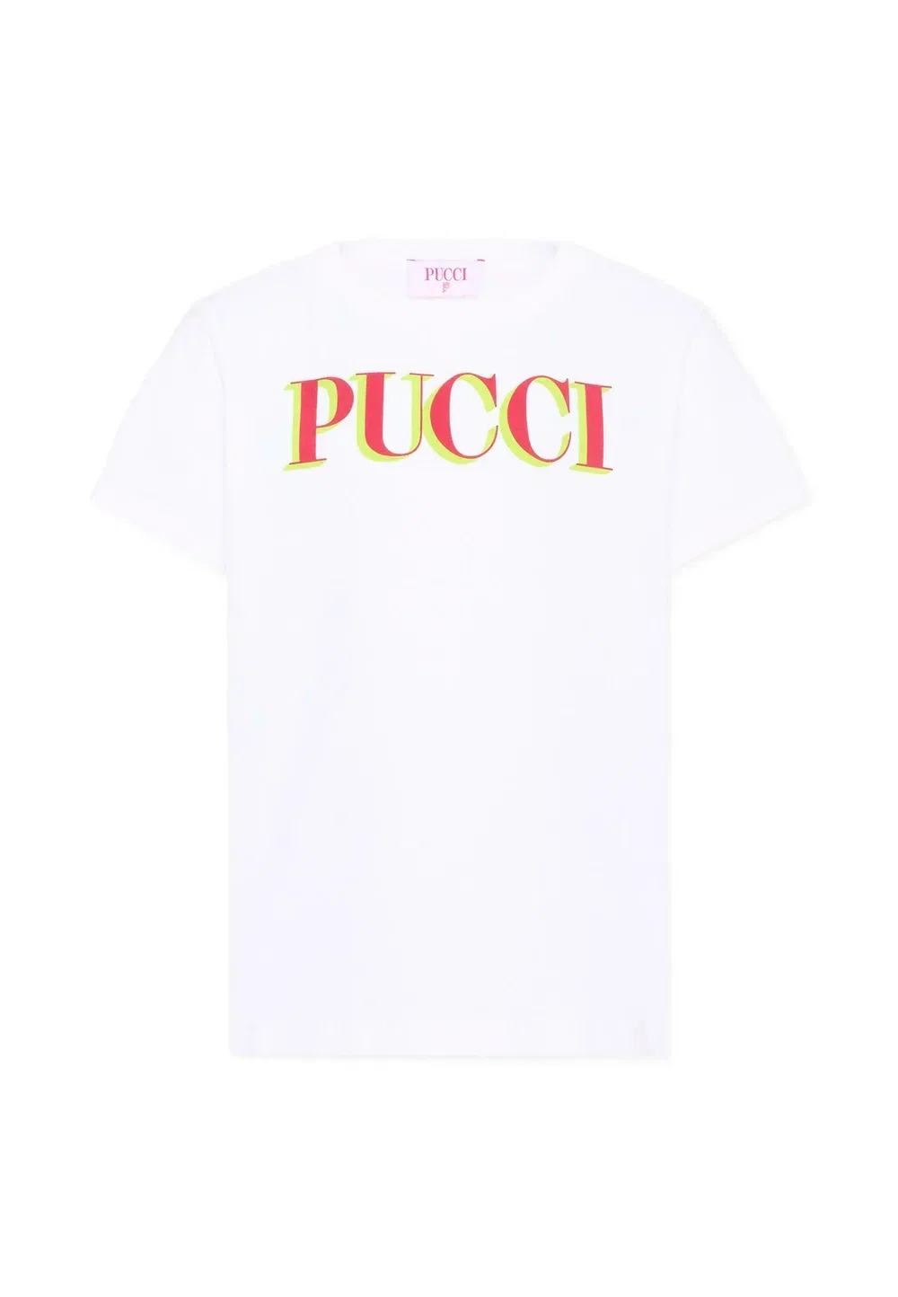 Футболка - футболка с принтом Emilio Pucci, White