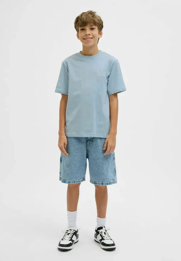Футболка принтованная Jack & Jones Junior, небесно-голубой