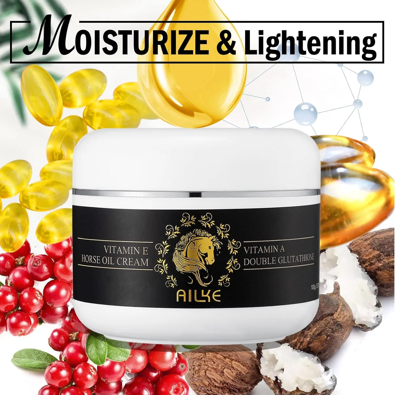 Крем для лица и тела Whitening Cream, AILKE, набор 5 шт., 100 мл Ailke Boost Luster — фото 4