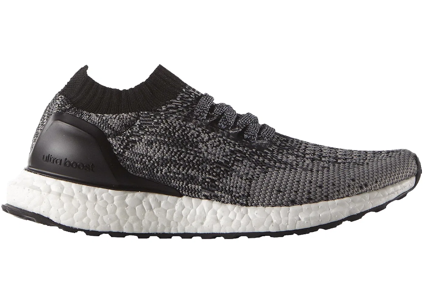 Детские спортивные кроссовки с технологией Boost Adidas Ultra Boost Uncaged, Core Black/Charcoal Solid Grey/Gold