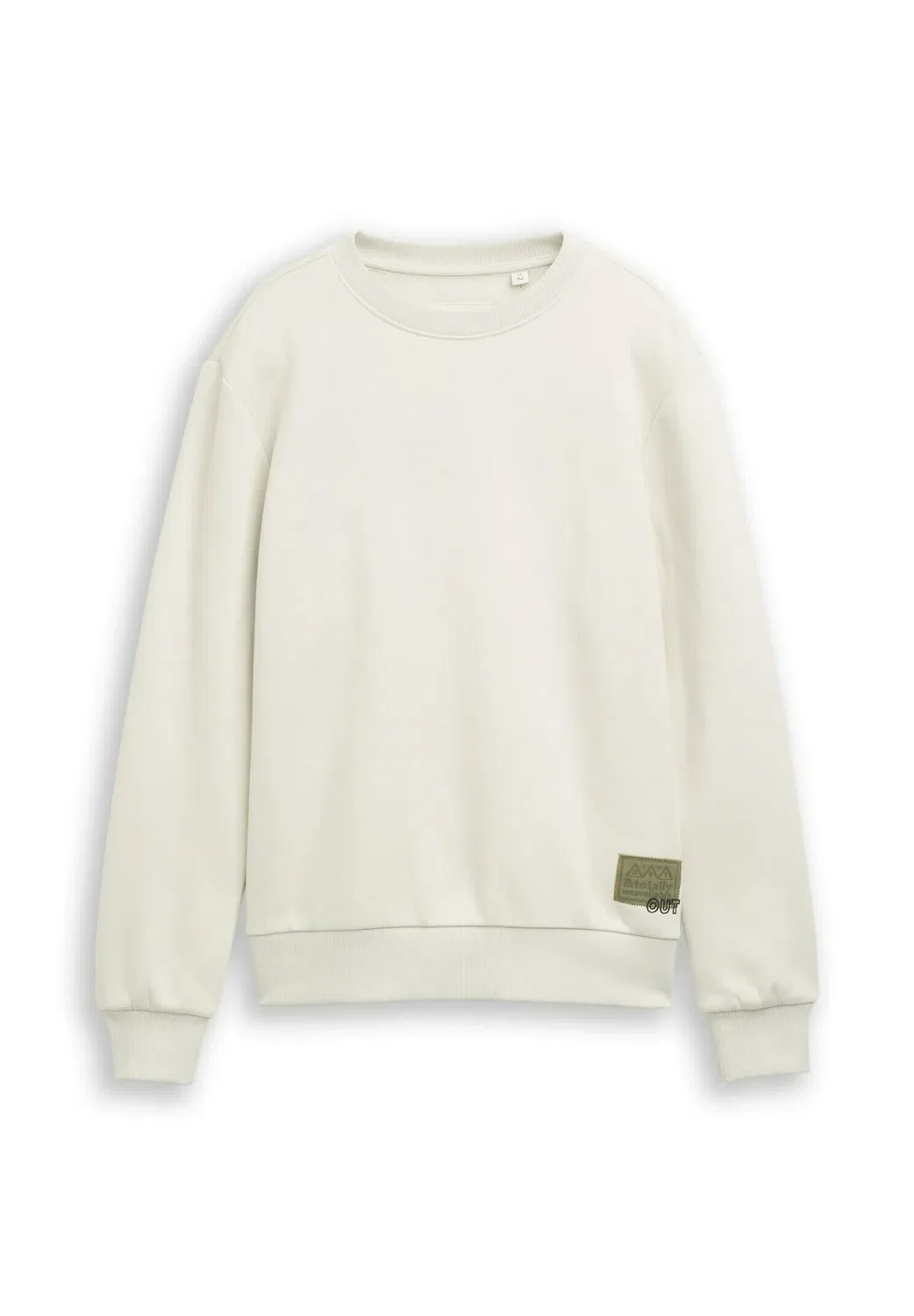 Толстовка Strick & sweatshirts с нашивкой - толстовка Tom Tailor, Greyish White