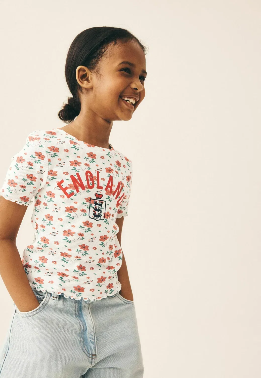 Футболка с коротким рукавом - футболка с принтом Next, White Floral Toffs England