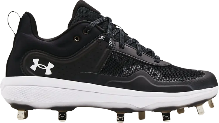 

Бутсы Under Armour Wmns Glyde MT Black White, черный