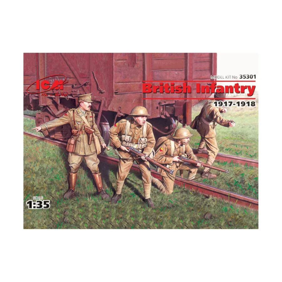 

Британская пехота (1917-1918), Military Models 1/35 Scale (ICM)