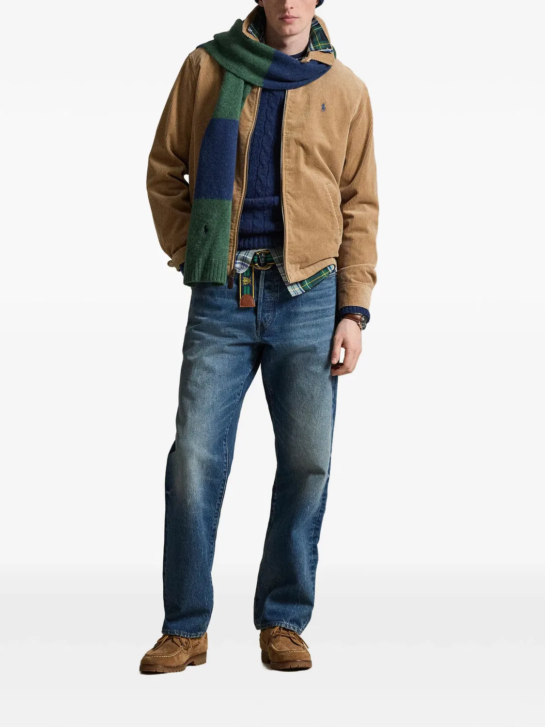 Рубашечная куртка из вельвета Polo Ralph Lauren, нейтральные — фото 4