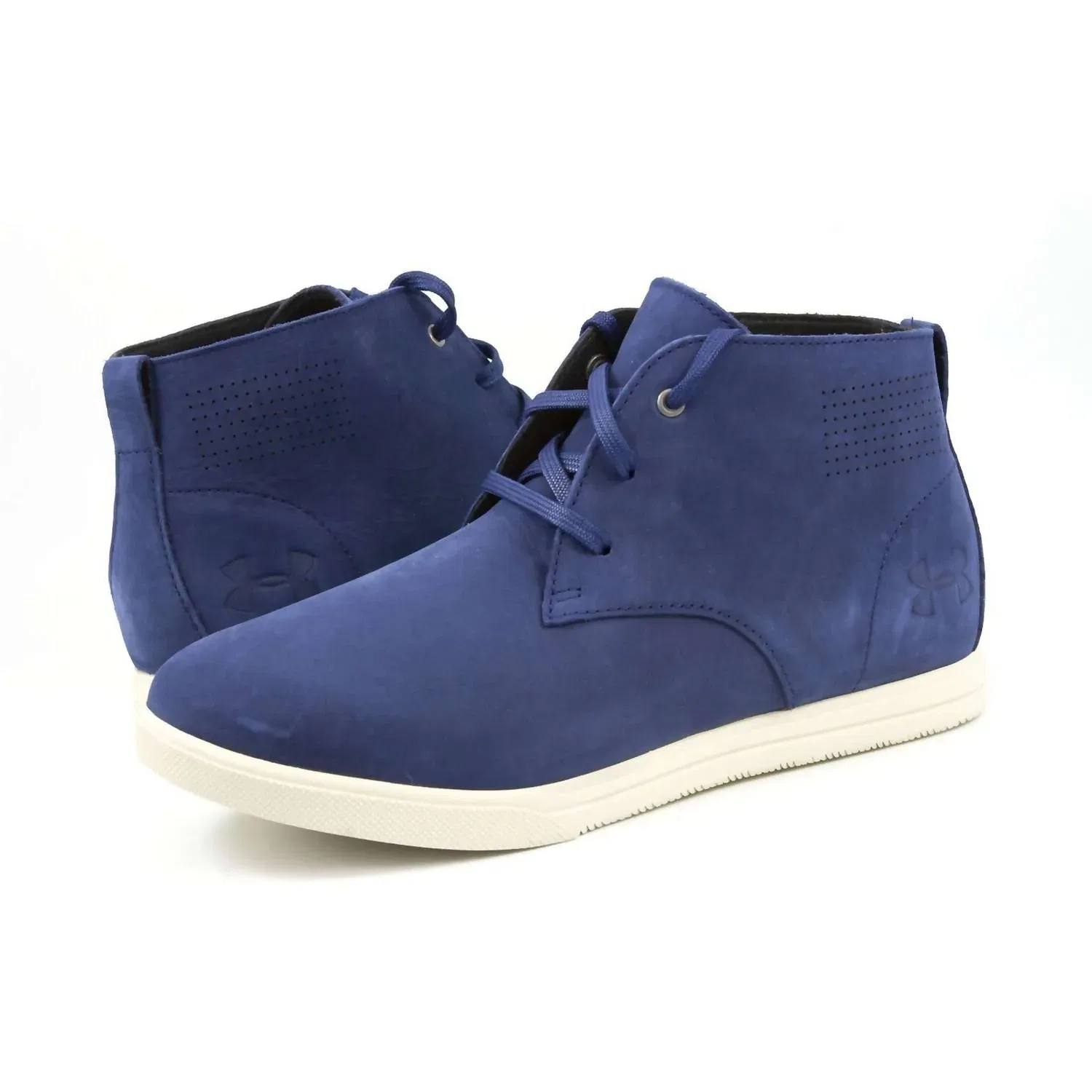 Детские кроссовки для девочек с кожаным верхом Coast Nubuck Under Armour, Midnight Navy — фото 3
