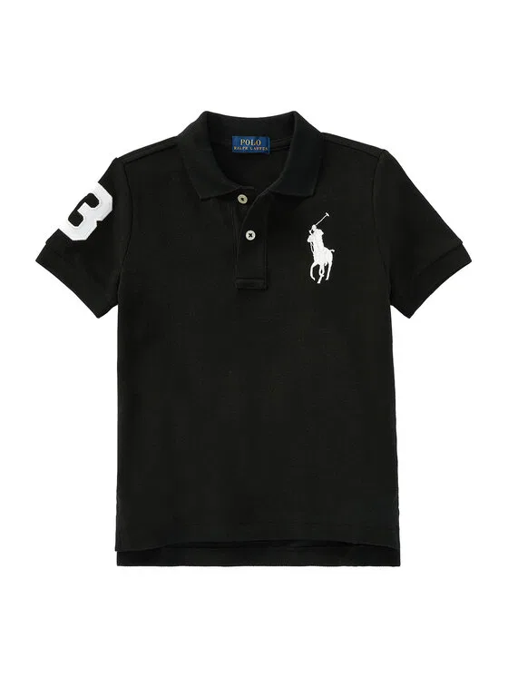 Поло regular fit Polo Ralph Lauren, черный