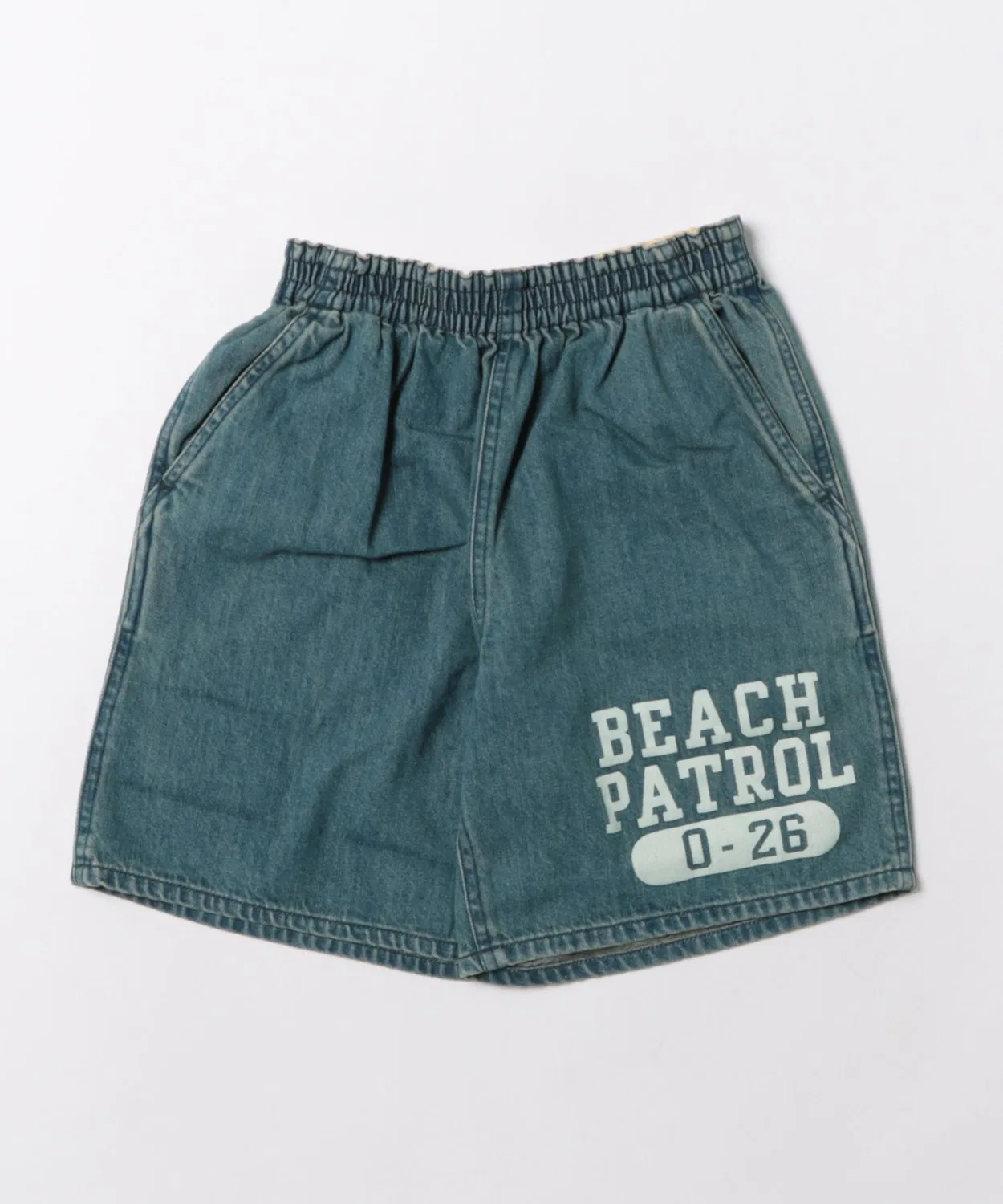 Детские джинсовые шорты с принтом 8.5oz Denim Beach Shorts DENIM DUNGAREE, Blue
