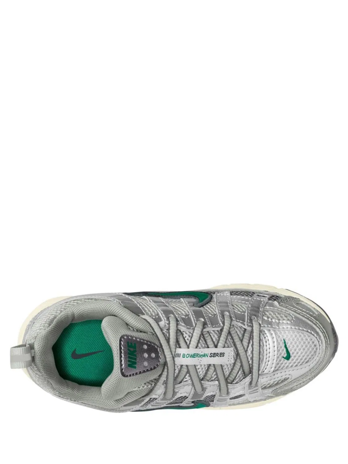 Кроссовки Nike P-6000, серебристо-зеленый — фото 4