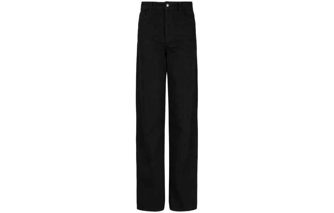 Женские джинсы прямого кроя Emporio Armani, Black