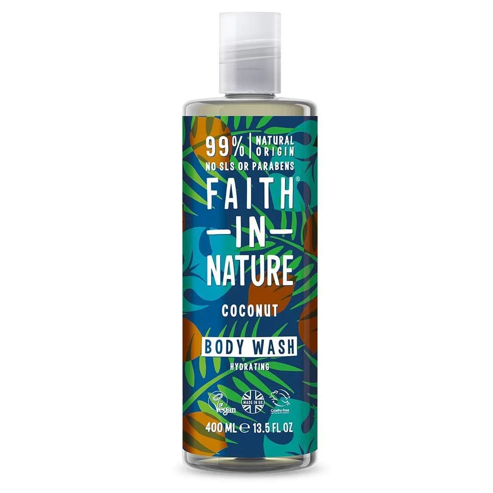 Шампунь, кондиционер и гель для душа Coconut Trio, FAITH IN NATURE, 1200 мл — фото 4