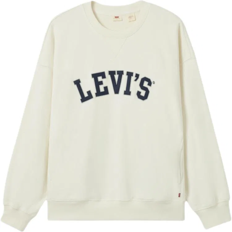 Мужской свитшот с круглым вырезом Beige Levis
