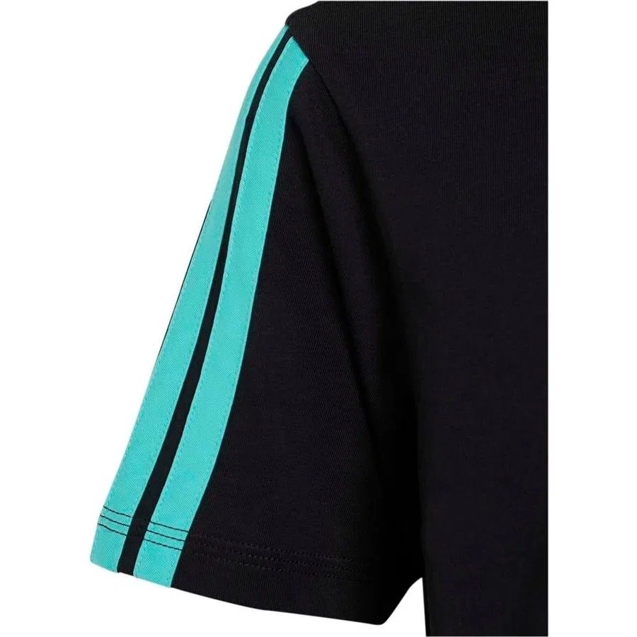 Детская футболка с принтом Mer Dna Tee Y adidas, Черный — фото 4