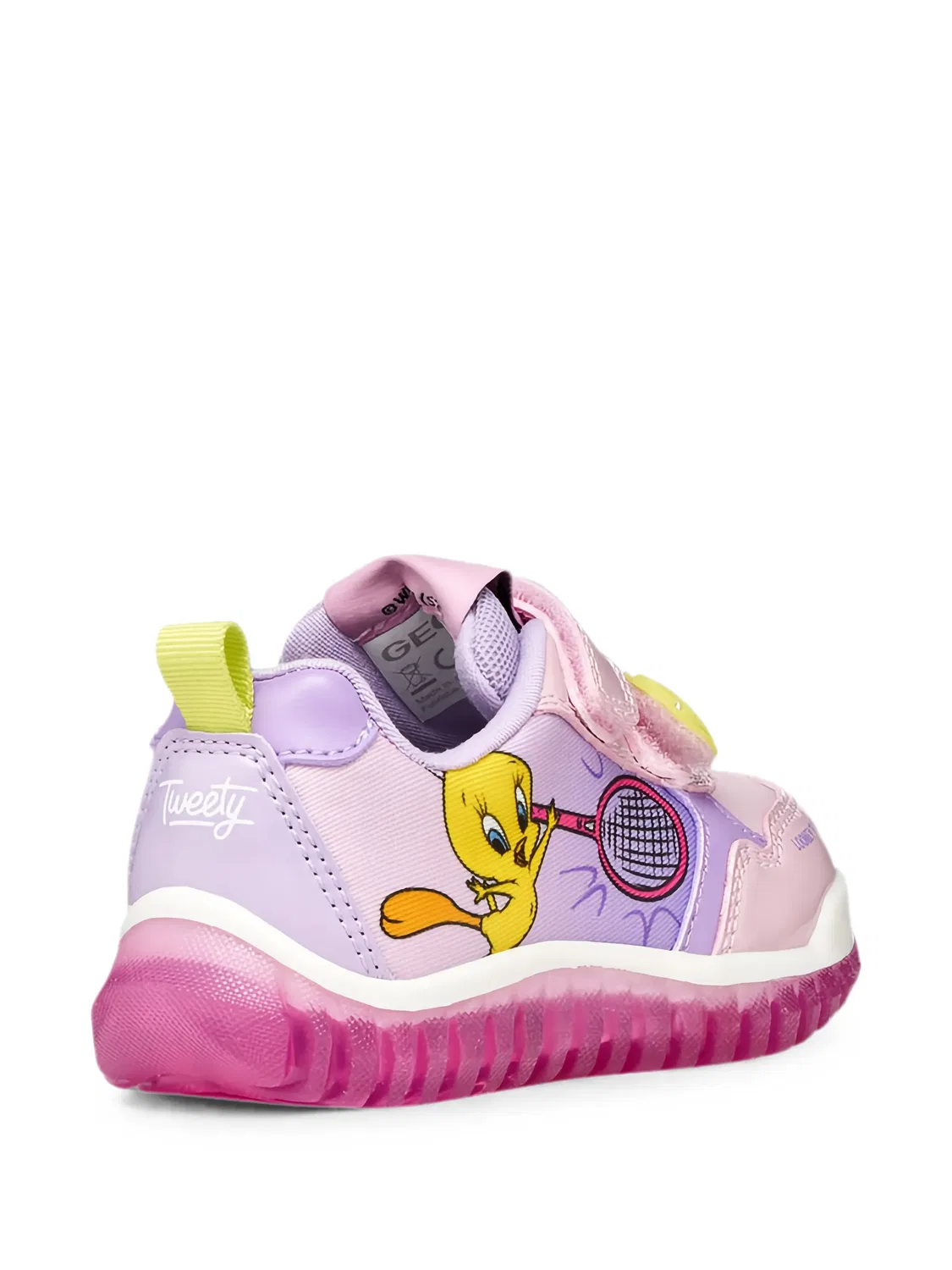 Кроссовки Lightyloo с принтом Toddle Tweety Geox Kids, фиолетовый — фото 3