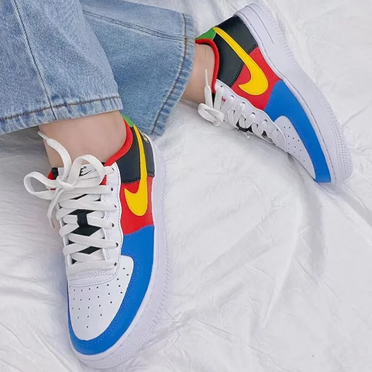 Кроссовки Nike X UNO Air Force 1 Low '07 QS, разноцветный — фото 3