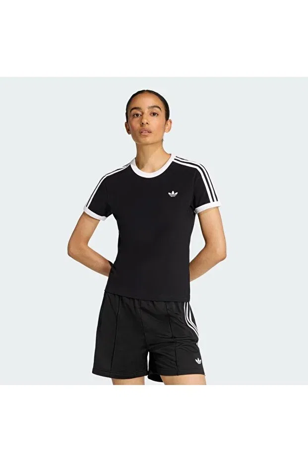 Женская футболка с геометрическим принтом Adidas, Black