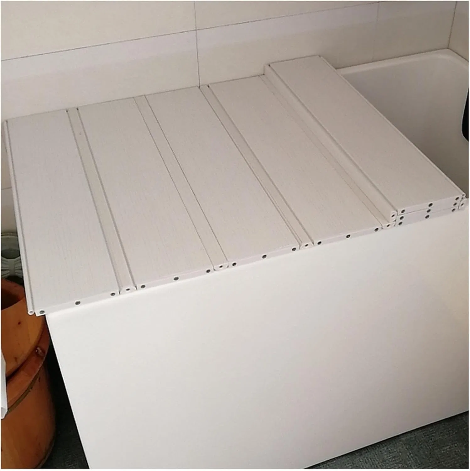 Бадванное полотенце с роллетом, PVC, 75x135x1.2 см, White Generisch