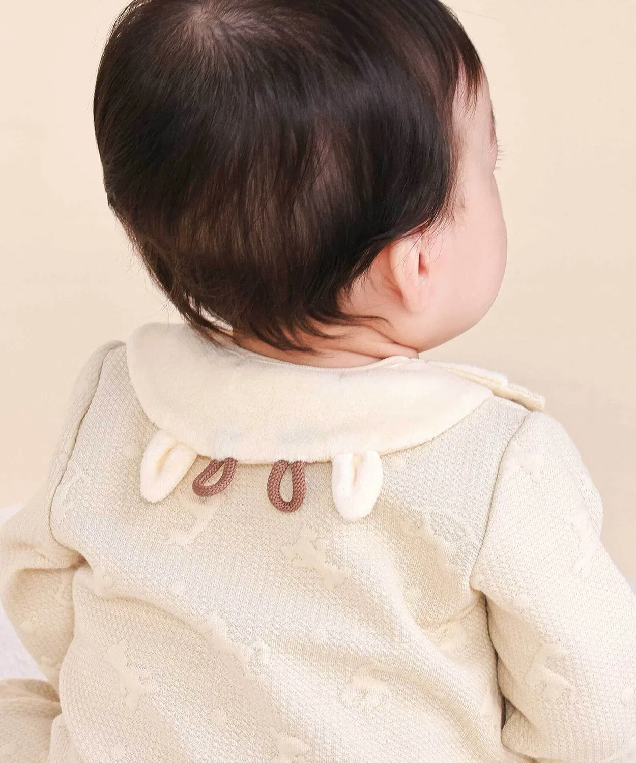 Детский комбинезон-боди с длинным рукавомAnimal Dinosaur SLAP SLIP BABY, Pink — фото 3