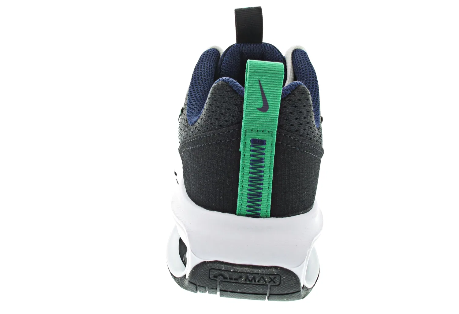 Детские кроссовки для мальчиков с амортизацией Air Max Intrlk Lite NIKE, Midnight Navy Stadium Green Black — фото 2