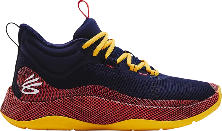 

Кроссовки Under Armour Curry HOVR Splash Midnight Navy Taxi, синий