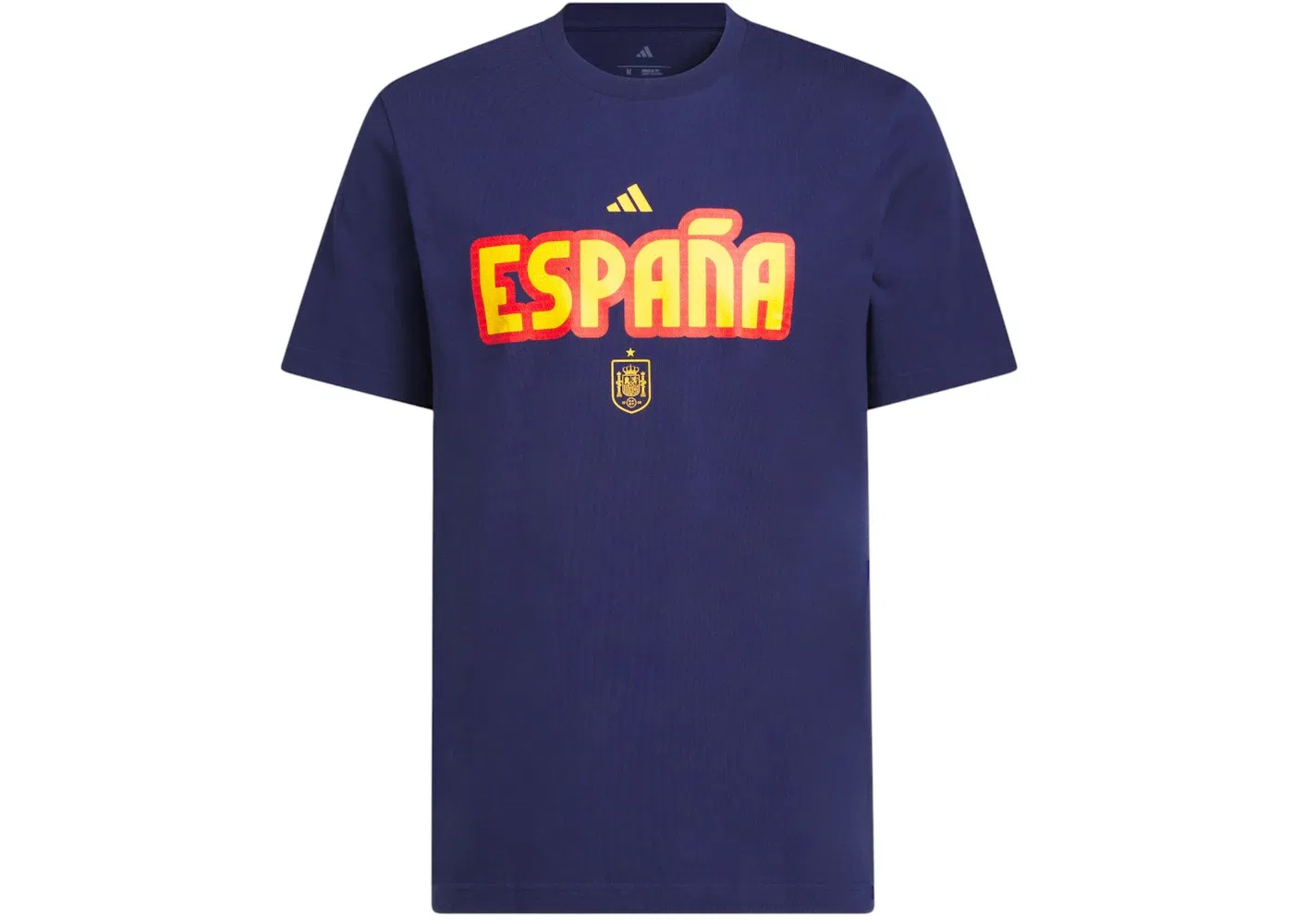 Мужская футболка с принтом Adidas World Cup 2026 Spain Home Graphic Tee, Dark Blue