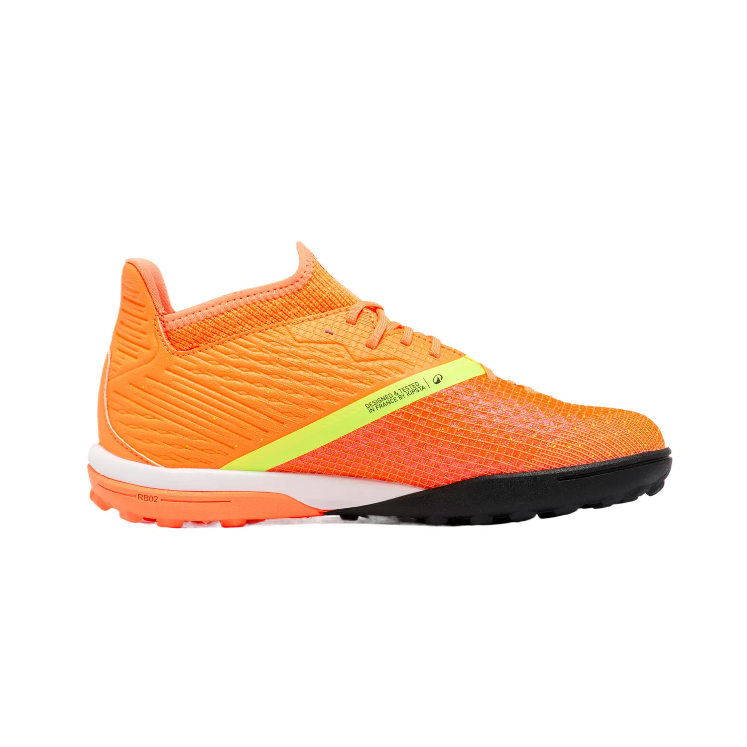 Детские футбольные бутсы с сезоном весна-осень, DECATHLON, Fluorescent Coral Orange — фото 3