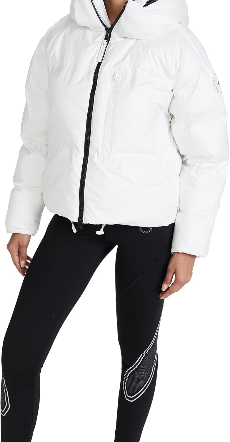 

Женский пуховик Adidas Stella McCartney укороченный, облачно-белый