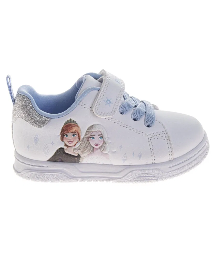 Кроссовки с принтом Elsa and Anna Disney, White — фото 2