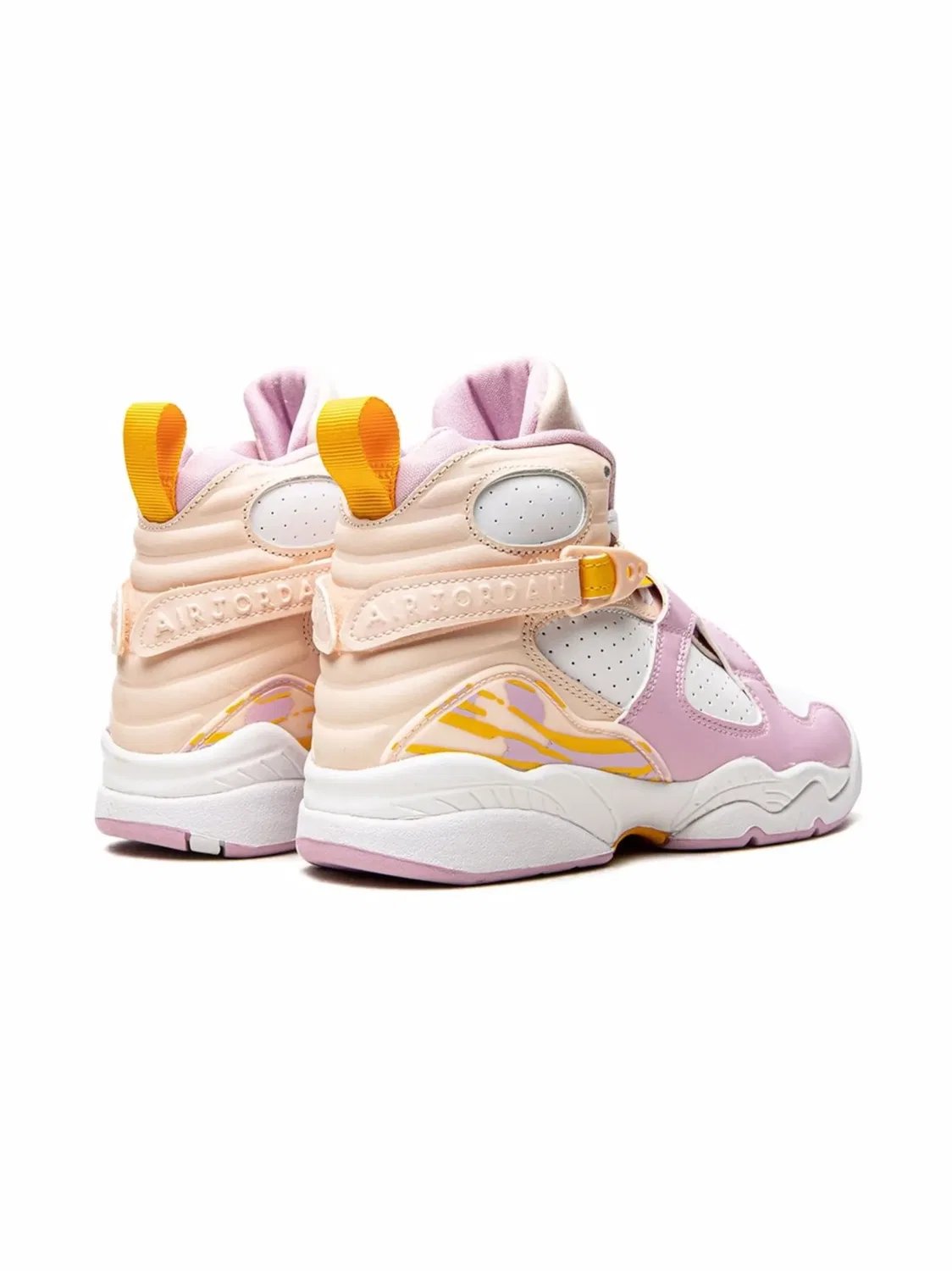 Кроссовки Air Jordan 8 Retro "Arctic Punch", белый — фото 3