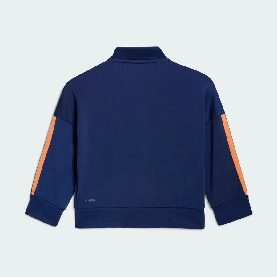 Детский спортивный комплект из футера с принтом 3S Tr Ts 205 adidas, Синий — фото 3