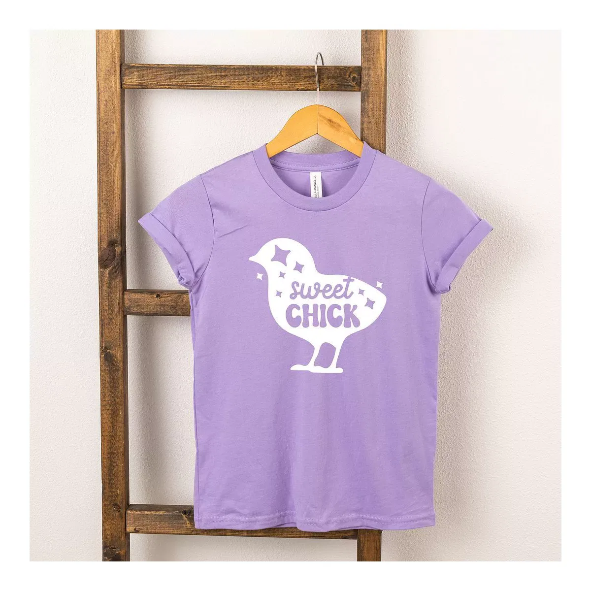 Детская футболка с принтом Sweet Chick Chick The Juniper Shop, Dark Lavender — фото 2