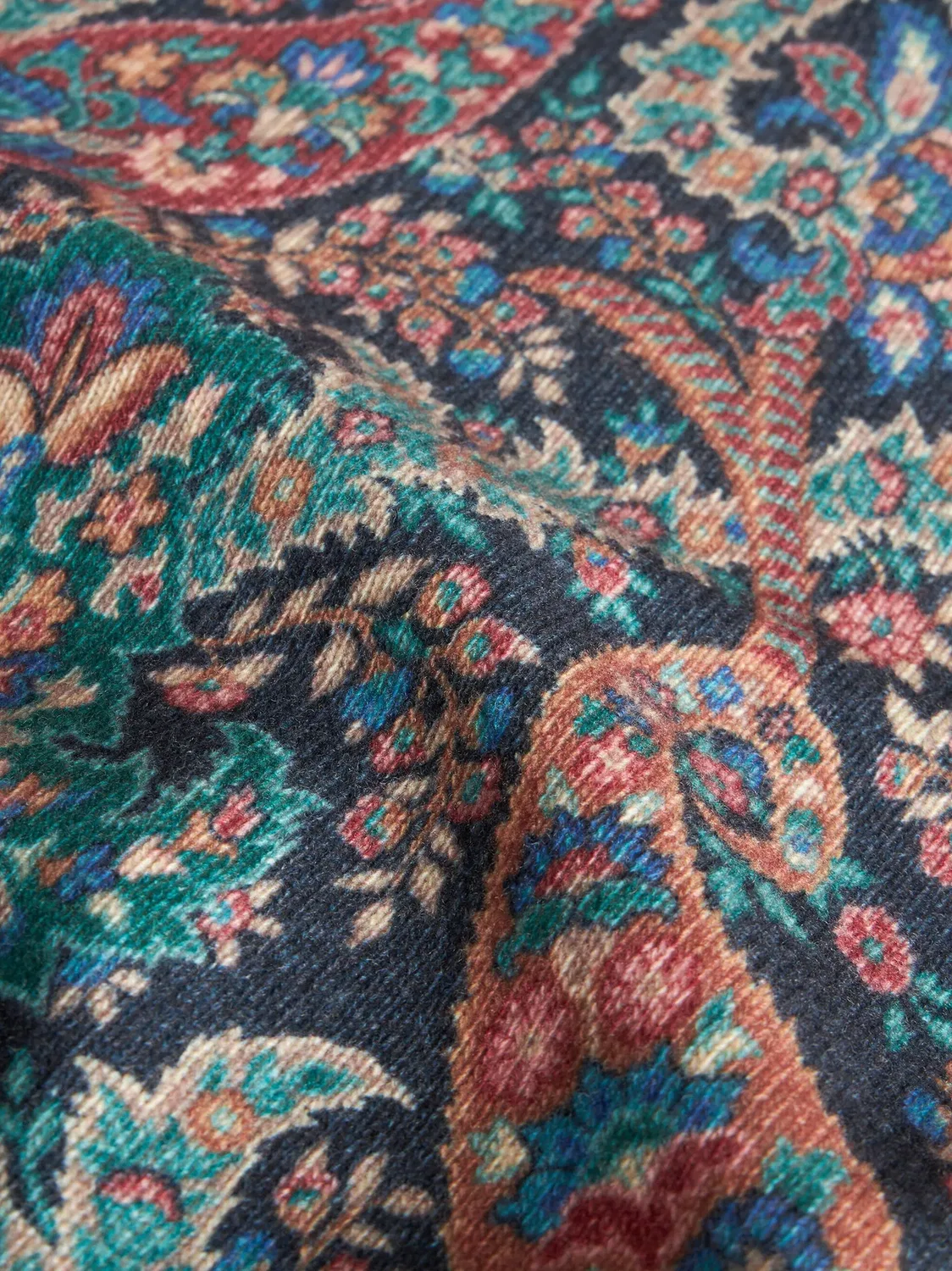 Джемпер с цветочной интарсией ETRO, синий — фото 2