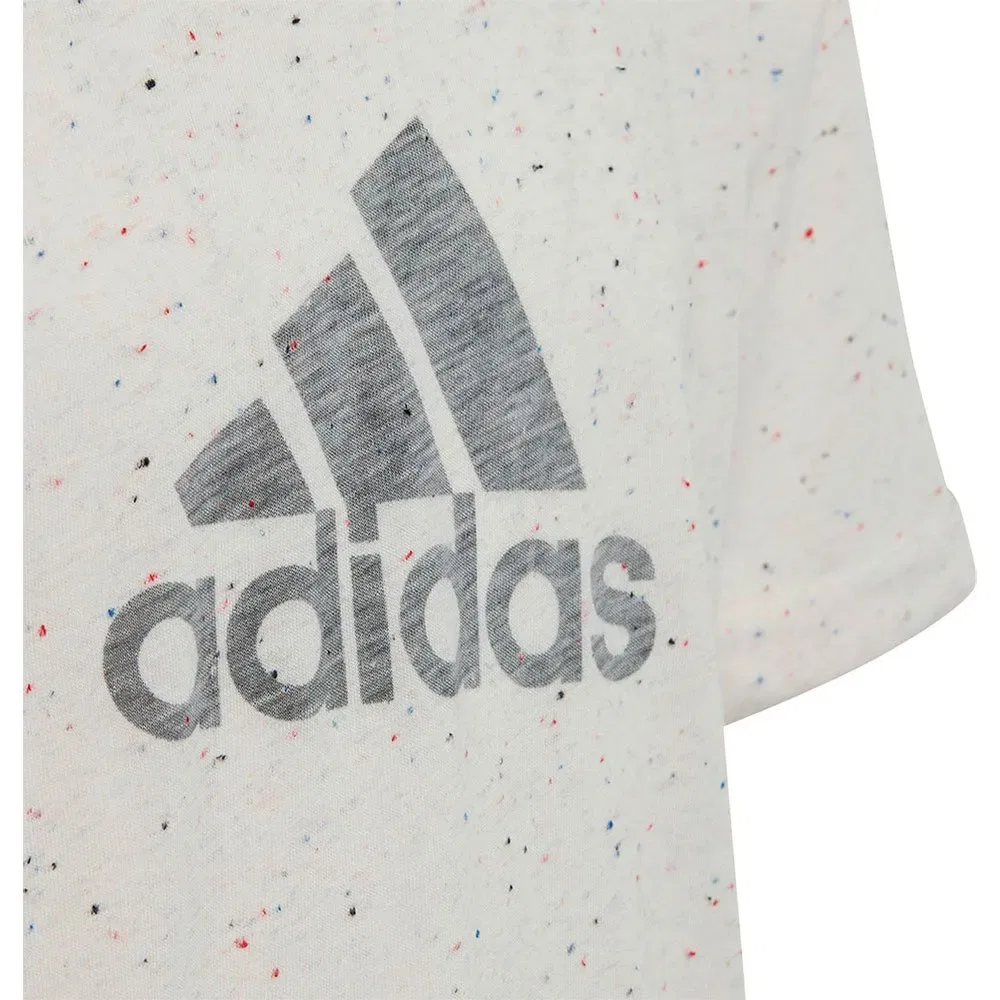 Детская футболка с принтом Fi Bl Adidas, White — фото 4