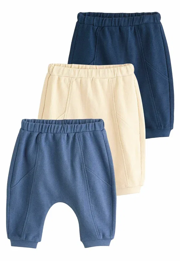 Комплект из 3 брюк Regular fit joggers Next Neutral, синий