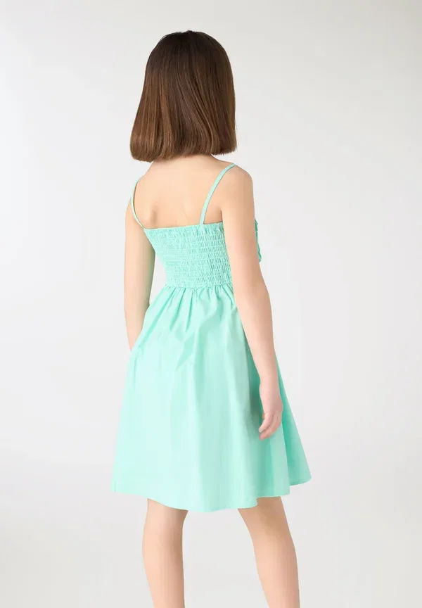 Платье хлопковое day dress Terranova, Verde acqua chiaro, светло-бирюзовый — фото 3
