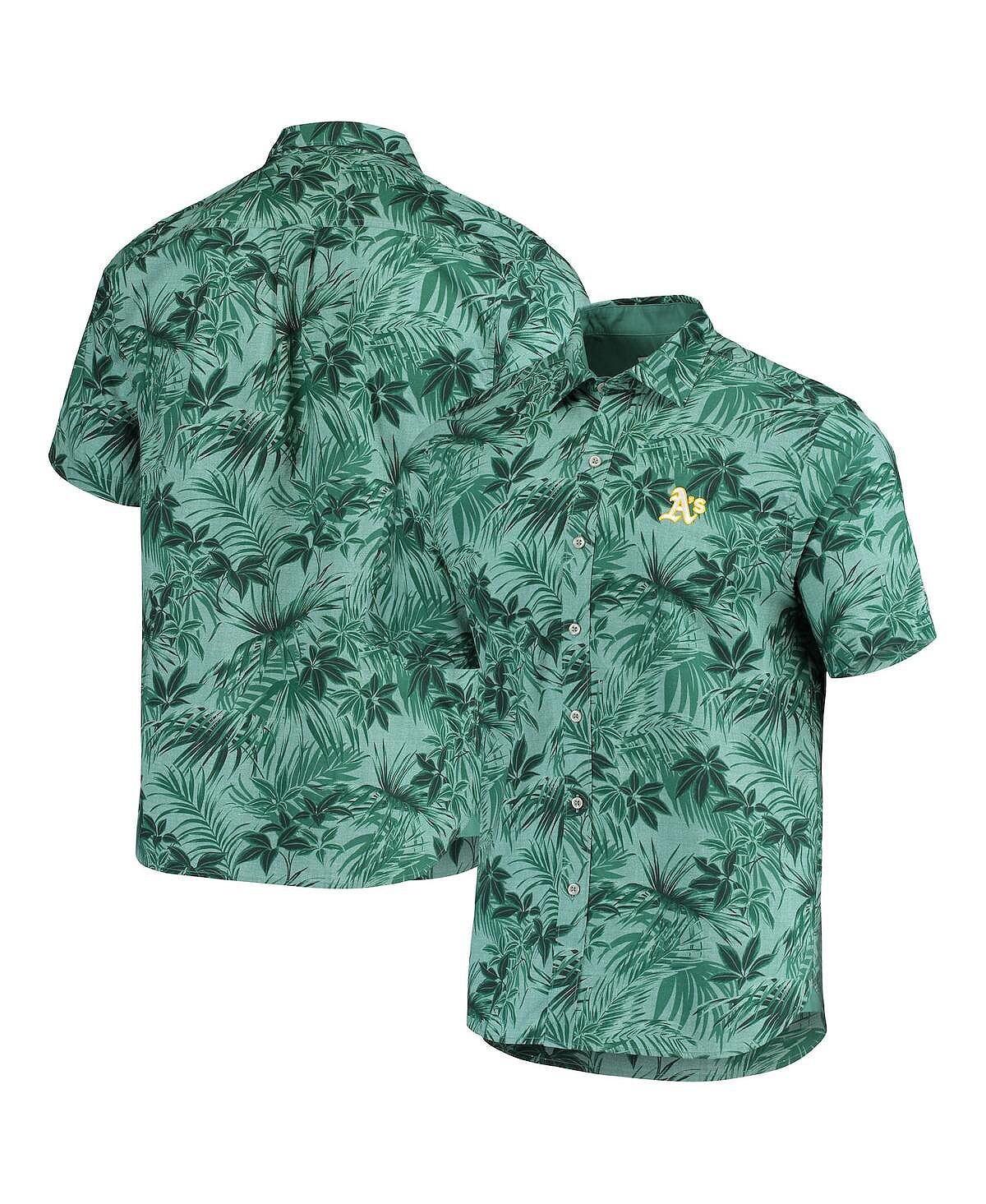 

Мужская зеленая рубашка oakland athletics sport reign forest fronds на пуговицах Tommy Bahama, зеленый