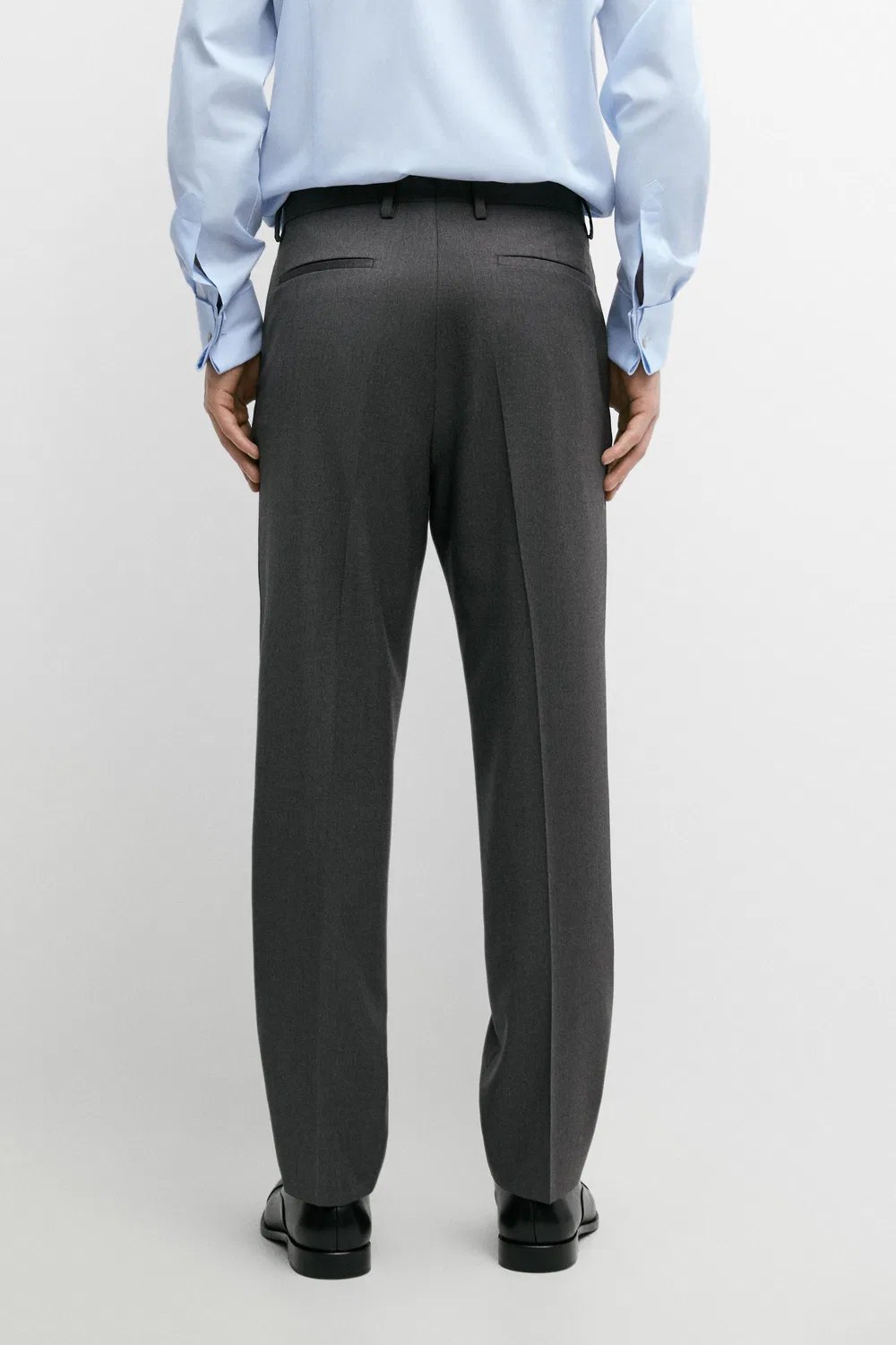 Брюки Massimo Dutti 100% Cool Wool Suit, серый — фото 3