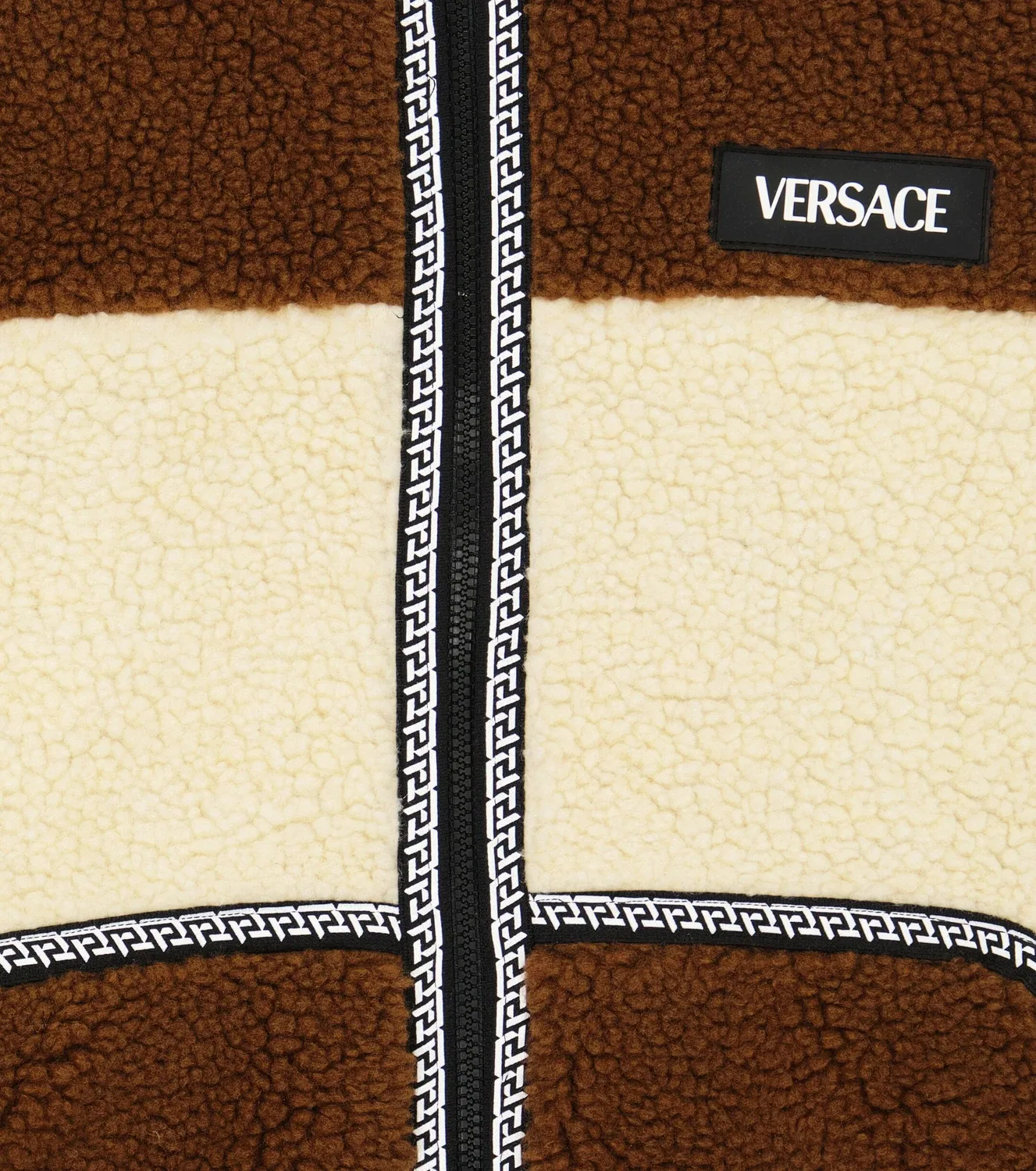 Флисовая куртка Versace Kids, белый — фото 3