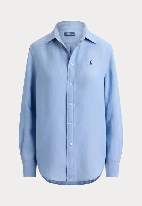 Рубашка из льна Polo Ralph Lauren, Summer Blue, синий — фото 4