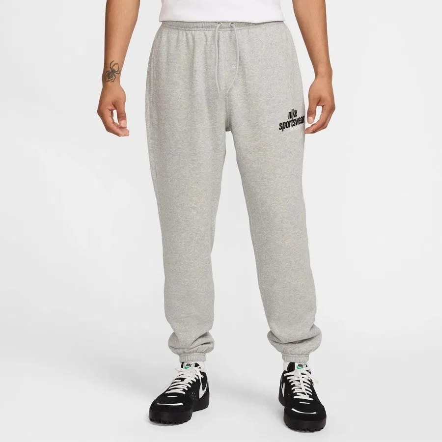 Спортивные штаны с принтом Nike Club Bb Cf Pant Gfx, Серый — фото 4