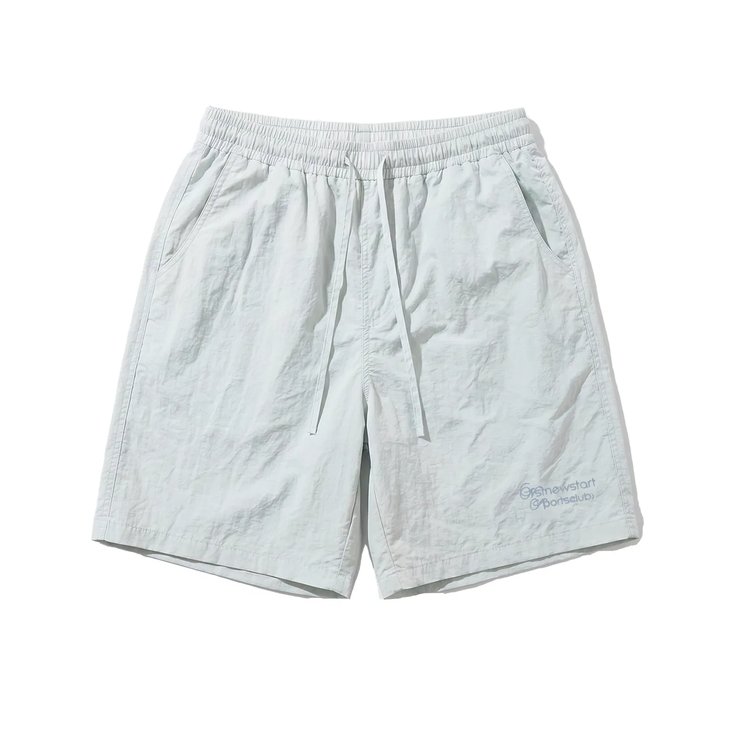 Детские шорты прямого кроя с принтом NSTNEW START, Light Blue