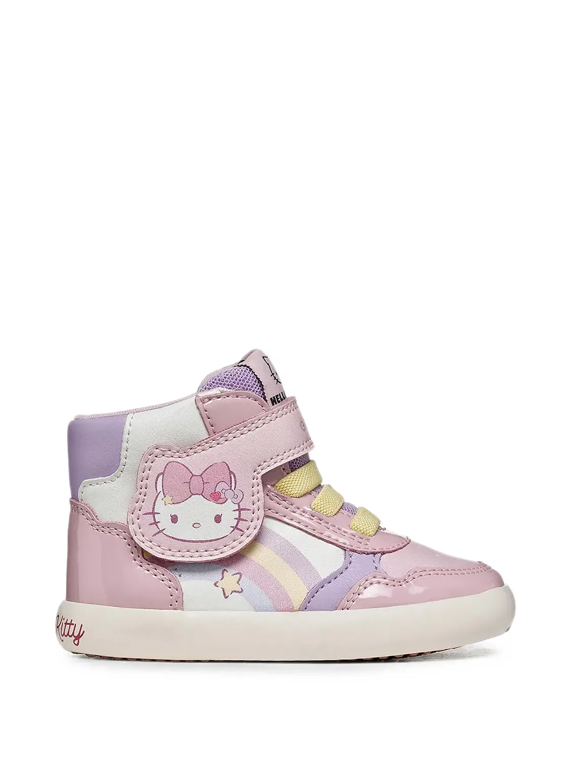 Кроссовки Sanrio Hello Kitty с высоким верхом Geox Kids, розовый — фото 2