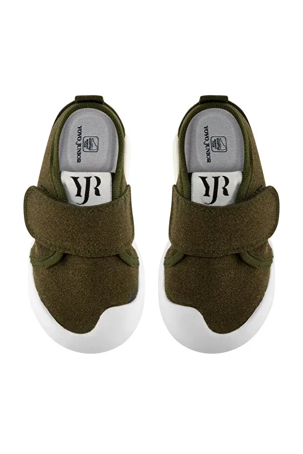 Детские тапочки для девочек с ортопедической стелькой Yoyo Junior, Khaki — фото 2