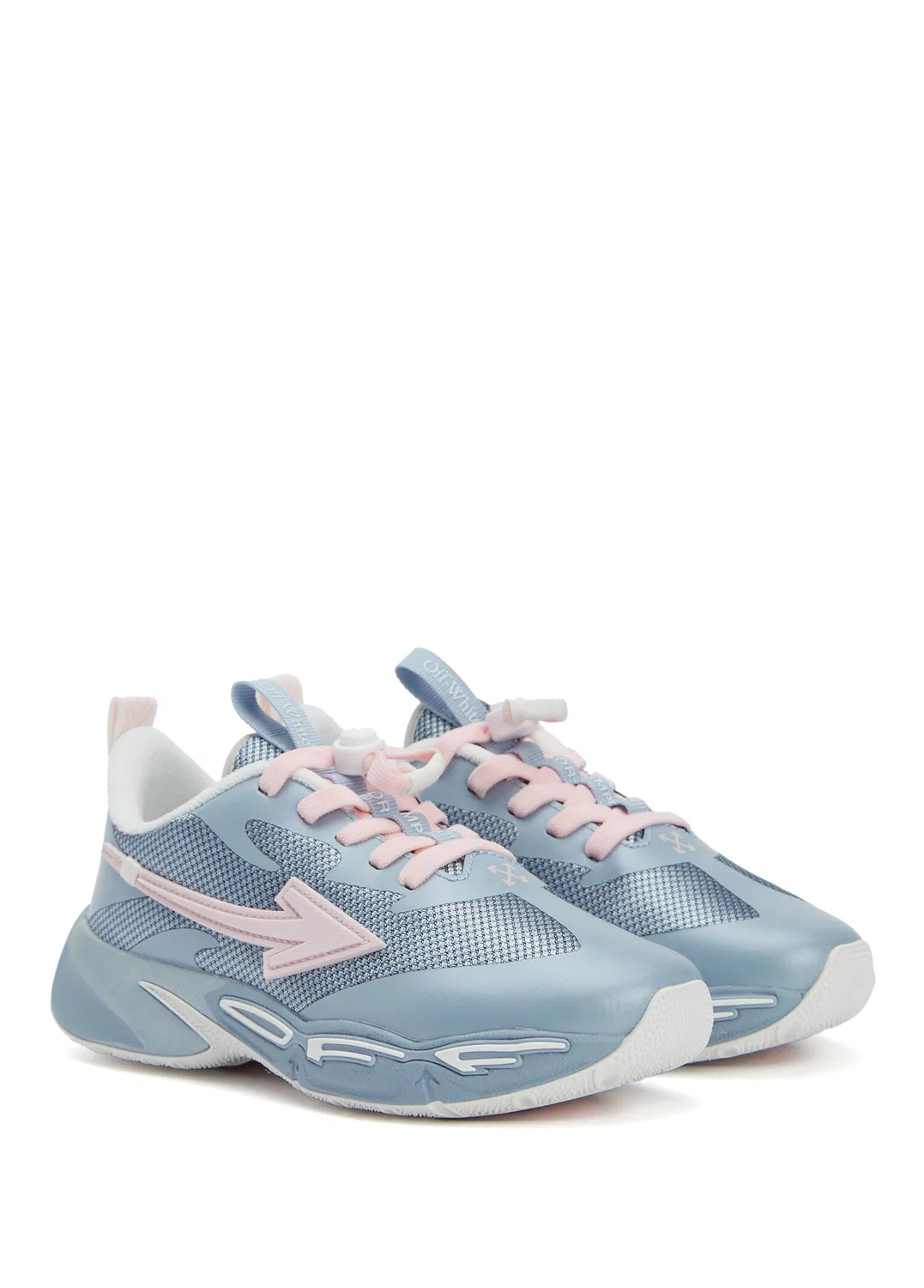 Кроссовки Off-White For Jumping, Mavi-Pembe — фото 2