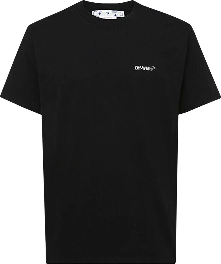 

Футболка Off-White Chain Arrow Slim Short-Sleeve Tee 'Black/White', черный