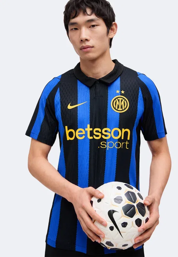 Футболка поло Dri-fit Inter Milan 2026/27 Match Home, Nike Performance, Lyon Blue/Black/University Gold, черный/синий — фото 4