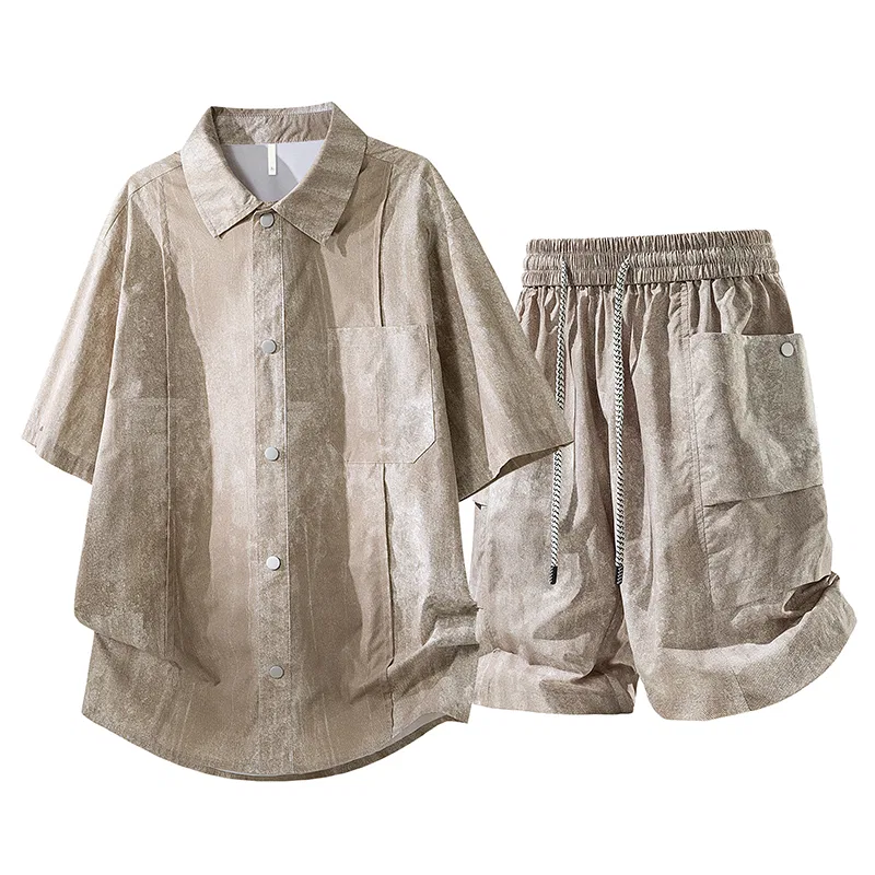 Детский комплект рубашек с воротником Sugarfunk, Upgraded Tie-Dye Khaki