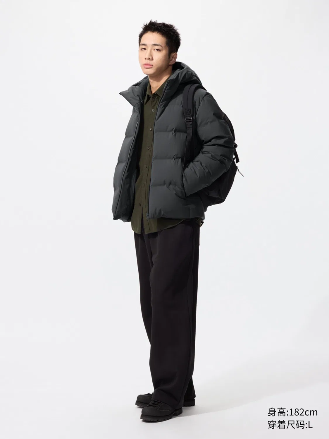Куртка бесшовная на молнии с капюшоном Uniqlo, бордовый — фото 2